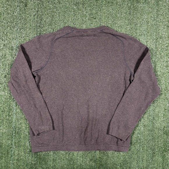 Eddie Bauer Mens Size Large Gray Long Sleeve Pullover Sweater EUC - Picture 3 of 5